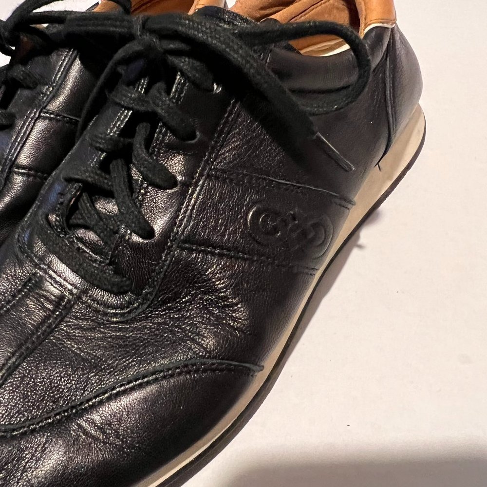 Cole Haan Black Leather Athleisure Sneakers Womens 7